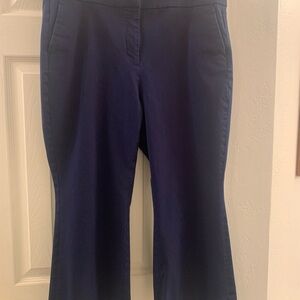 J. Crew Women's Kelsey Deep Blue Flare Pants